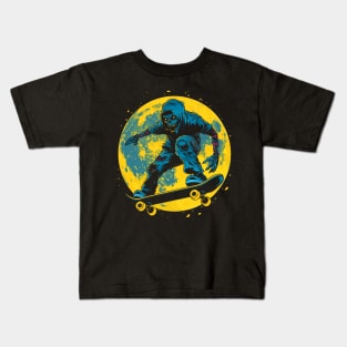 Zombie on a Skateboard Kids T-Shirt